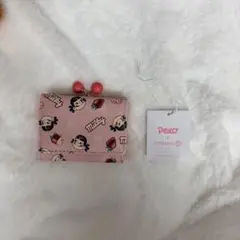 ペコちゃんPeko × IT'S DEMO 三つ折財布ピンク