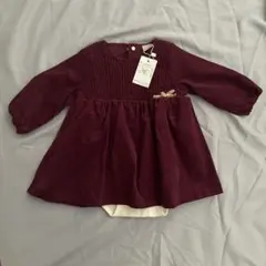 Petit main ワインレッド ワンピース 80