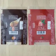 【チロルチョコ】生チョコキャラメル 生チョコいちご 大サイズ【包み紙】のサムネイル