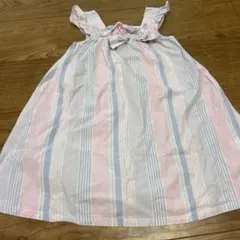 シューラルー　ワンピース　110cm　女の子　夏　ストライプのサムネイル