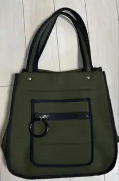 PAPILLONNER トートバッグ　カーキのサムネイル
