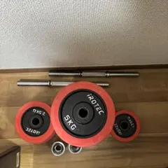 ROTEC ダンベル 70kgセット＋Cutee Fox ベンチ 可変式 筋トレ