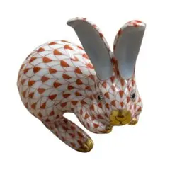 美品 HEREND ヘレンド フィギュリン 干支 1999年 ウサギ赤 美品 HEREND ヘレンド フィギュリン 干支 1999年 ウサギ赤