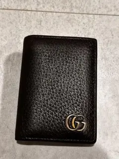 GUCCI ドリアン GG シボ革 カードケース 近代 ブラック 美品】GUCCI ドリアン GG シボ革 カードケース 近代 ブラック - メルカリ