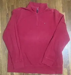 【Y2K】【00s】【ストリート】TOMMY ハーフジップ