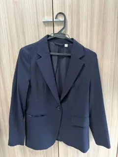 GU ネイビー テーラードジャケット