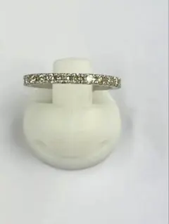 K18WG 天然ダイヤモンド 4連風 デザインリング 0.04ct 10号 - メルカリ