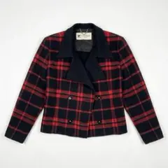 フレンチブランド Courrèges ヴィンテージチェックジャケット