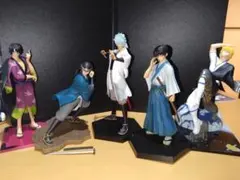 銀魂 白夜叉（銀時）・志村新八・坂田金時・高杉晋助・坂本辰馬 ５体セットのサムネイル