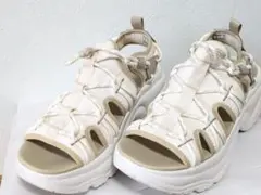 PUMA 厚底サンダル 23cm シリア ウェッジ 白 美品