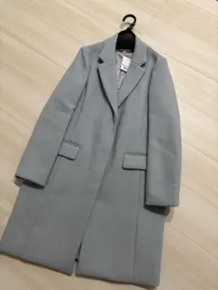 新品未使用タグ付き アーノルドパーマー チェスターコート ブルー Mサイズ