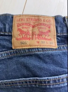 LEVI'S 505 ダークブルーデニム W32 L32