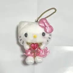 サンリオ　ハローキティ　バッグチャーム　ハート　鍵　キー