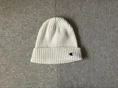 チャンピオン　白ビーニー
