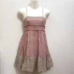 ジルスチュアート 花柄ワンピース フレアワンピース キャミソールワンピース