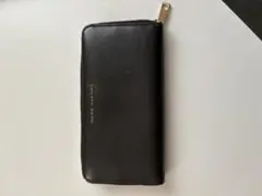 MARC JACOBS 長財布 ブラック ブラウン　バイカラー