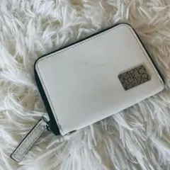 【訳アリ】CK カルバンクライン　パスケース　小銭入れ　ミニサイフ　ラウンド