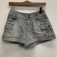 バーバリーブルーレーベル ショートパンツ サイズ36 S 千鳥格子