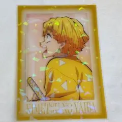 鬼滅の刃 ダイニング記念イラスト ランダムグリッターブロマイド 我妻善逸