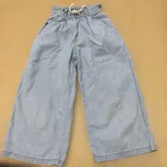GUデニムワイドパンツ　110サイズ