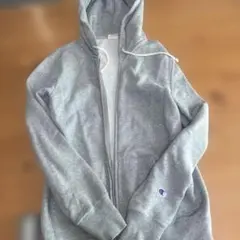 す*く様 Champion グレー フルジップパーカー Mサイズ