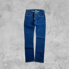 【REALIZE 】ストレッチ デニムパンツ 濃紺 ローライズ 美脚 スキニー