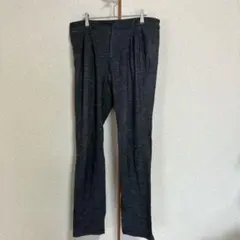 アディダスシルバー 杢 テーパードパンツ シングル L グレー カジュアル