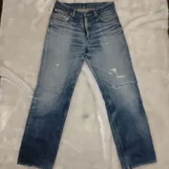 Levi's 502 ストレートデニム 33×34 鬼ヒゲ ハチノス