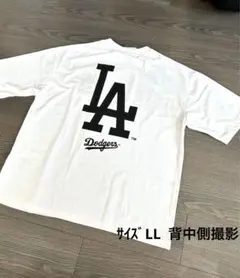 新品 ドジャース DODGERS MLB T-SHIRT 白LL