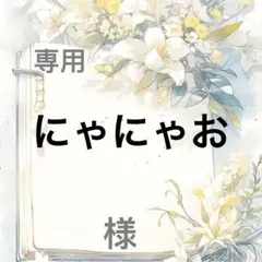 にゃにゃお 様　専用