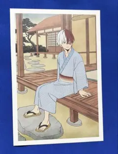 僕のヒーローアカデミア ヒロアカ 轟焦凍 ポストカード アニメイト 和服 浴衣