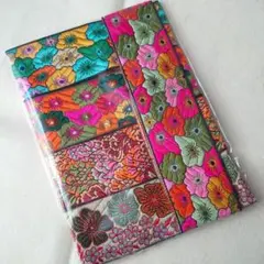 インド全面刺繍リボン　50cm✕5種 アソート