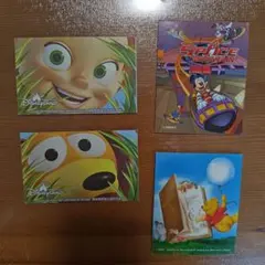 香港ディズニーランドの使用済チケット＆アトラクションカード