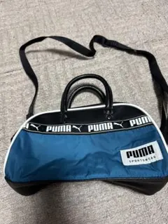 PUMA ミニボストンショルダーバッグ ロゴ