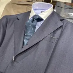 BEAMS F ストライプ クレリックシャツ　38 サックス　ブルーのサムネイル
