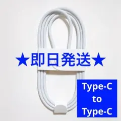 ★即日発送★Apple純正 USB-C充電ケーブル CtoC Type-C端子