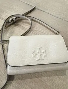 トリーバーチレザーフラップウォレット