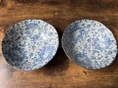 紫雲 兎柄 小鉢 2個セット 和食器