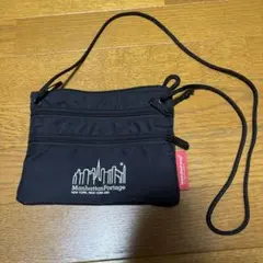 Manhattan Portage ブラックショルダーバッグ