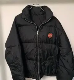 90s コカコーラ ダウンジャケット リバーシブル シルバー ブラック 銀黒