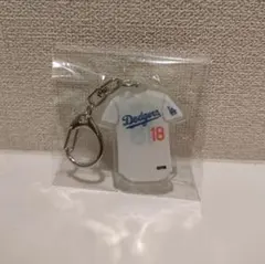 【新品】山本由伸　ロサンゼルス・ドジャース　ユニフォームキーホルダーのサムネイル