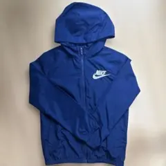 NIKE 140cmキッズ フード付きウィンドブレーカー ネイビー