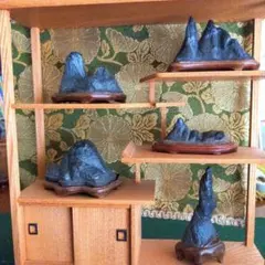 【最終価格】紀州名産　古谷石　棚組五石　飾棚　古谷石５点揃え　水石 2025年最新】紀州古谷石の人気アイテム - メルカリ