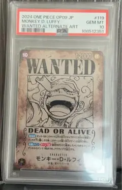 2025年最新】ワンピース 手配書 psa10の人気アイテム - メルカリ