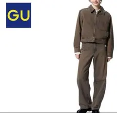 【ウエスト89】ダークグブラウン 3XL バレルレッグジーンズ