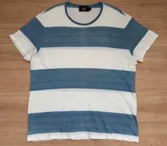 RRL ダブルアールエル ボーダーTシャツ 希少サイズ 2XLのサムネイル