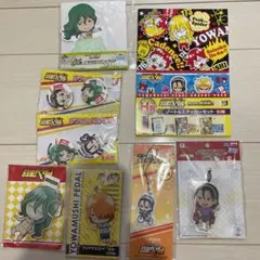 弱虫ペダル 巻島 小野田坂道 東堂 アクリルキーホルダー ノート 缶バッジ