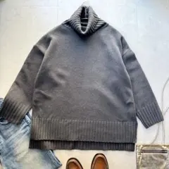 ジャーナルスタンダード長袖ニットハミルトンウールタートルネック