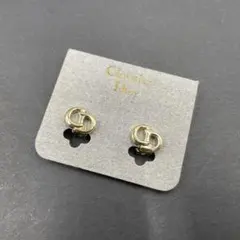 3158-3 【人気】Dior イヤリング CD 希少 ゴールド ロゴ - メルカリ