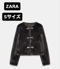 zaraジャケットトグルボタン